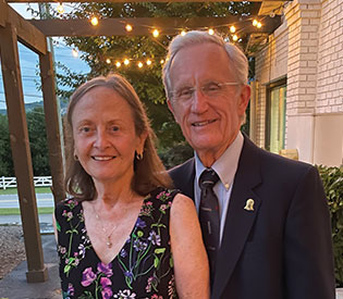 Jerry (’67) and Betty Brannen Rutherford. Link to their story