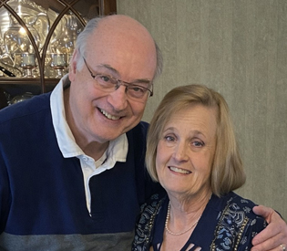 Ken Harpe (&rsquo;71) and Cary (Graham &rsquo;69)