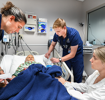 Photo of nursing students. Link to Gifts from Retirement Plans.